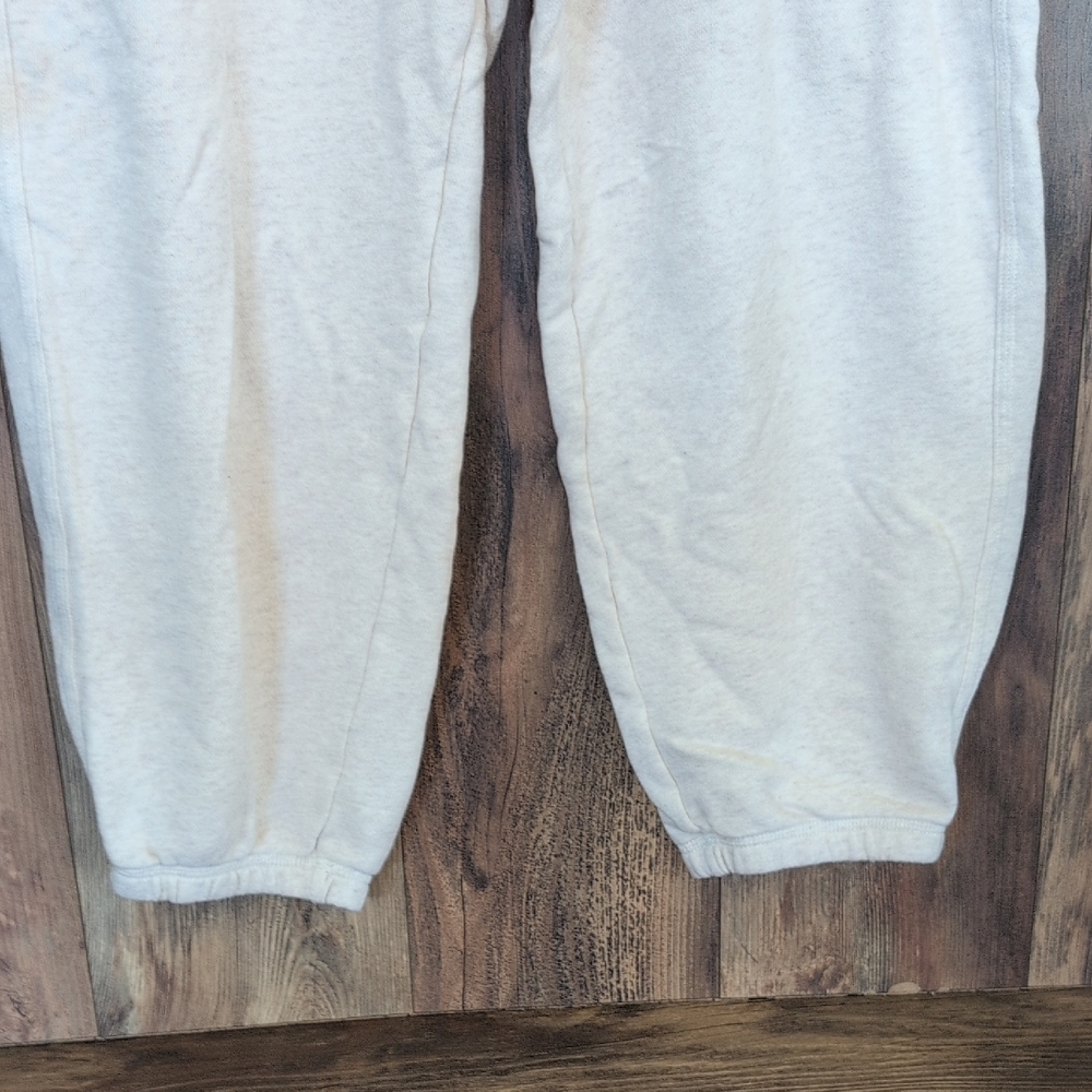 Aerie Cream Stretch Waist Jogger Lounge Pants XL W219 - Picture 4 of 9
